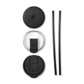 Classic Tumbler Lid 3 Pack - Straw Lid, Flip Lid, and Clear Flip Lid - Midnight Black